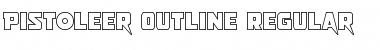 Pistoleer Outline Font