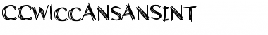 CCWiccanSansInt Regular Font