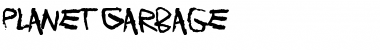 Planet Garbage Regular Font