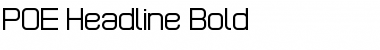 POE Headline Regular Font