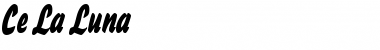 Download Ce La Luna Font Download Ce La Luna Font