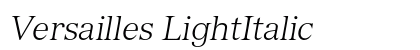 Versailles LightItalic Preview