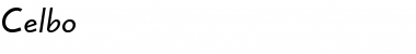 Celbo Font
