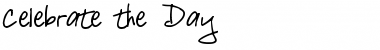 Download Celebrate the Day Font