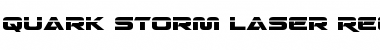 Download Quark Storm Laser Font