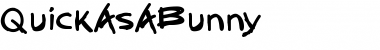 QuickAsABunny Font