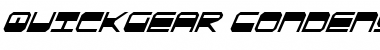 QuickGear Condensed Italic Font