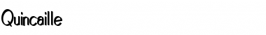 Quincaille Regular Font Quincaille Regular Font