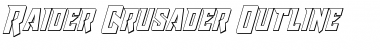 Raider Crusader Outline Font