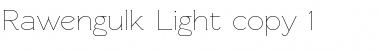 Rawengulk Light Font