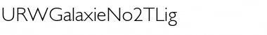 URWGalaxieNo2TLig Font
