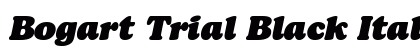 Bogart Trial Black Italic Preview