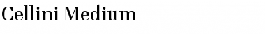 Cellini-Medium Font