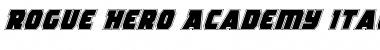 Download Rogue Hero Academy Italic Font