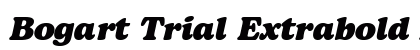 Bogart Trial Extrabold Italic preview