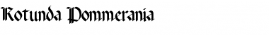 Download Rotunda Pommerania Font