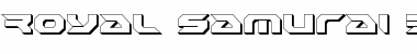 Download Royal Samurai 3D Font Download Royal Samurai 3D Font