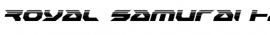 Download Royal Samurai Halftone Italic Font Download Royal Samurai Halftone Italic Font