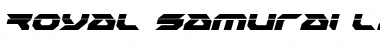 Download Royal Samurai Laser Italic Font Download Royal Samurai Laser Italic Font