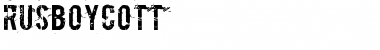 Download RUSBoycott Font Download RUSBoycott Font