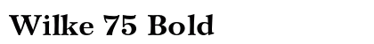 Wilke 75 Bold preview