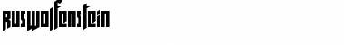 Download RUSWolfenstein Font Download RUSWolfenstein Font