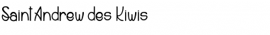Saint Andrew des Kiwis Regular Font