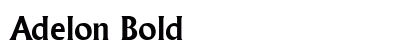 Adelon Bold preview