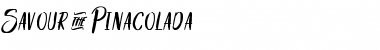 Savour&Pinacolada Font