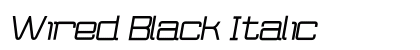 Wired Black Italic preview