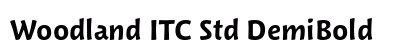 Woodland ITC Std DemiBold