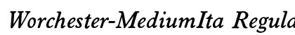 Worchester-MediumIta Regular preview