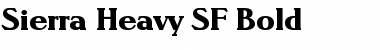 Download Sierra Heavy SF Font