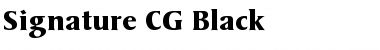 Download Signature CG Black Font