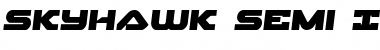 Download Skyhawk Semi-Italic Font