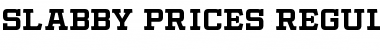 Slabby Prices Font