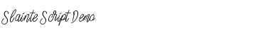 Slainte Script Demo Font
