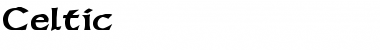 Celtic Font