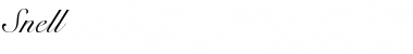 Download Snell Font Download Snell Font
