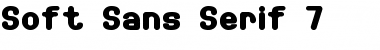 Soft Sans Serif 7 Font