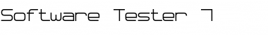Software Tester 7 Regular Font