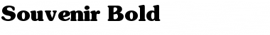 Souvenir_Bold Font