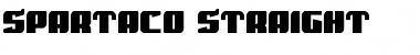 Spartaco Straight Regular Font