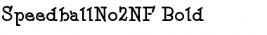 Speedball No 2 NF Font