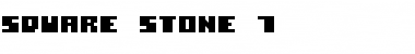 Square Stone-7 Regular Font