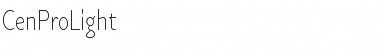 Cen Pro Light Font