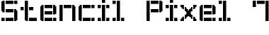 Download Stencil Pixel-7 Font
