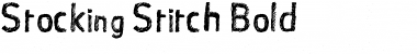 Download Stocking Stitch Font