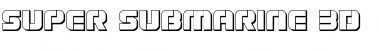 Super Submarine 3D Font
