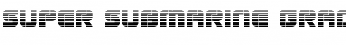 Super Submarine Gradient Font
